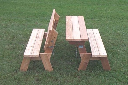  bench and picnic table plans &amp; instructions  Simple Woodworking Plan